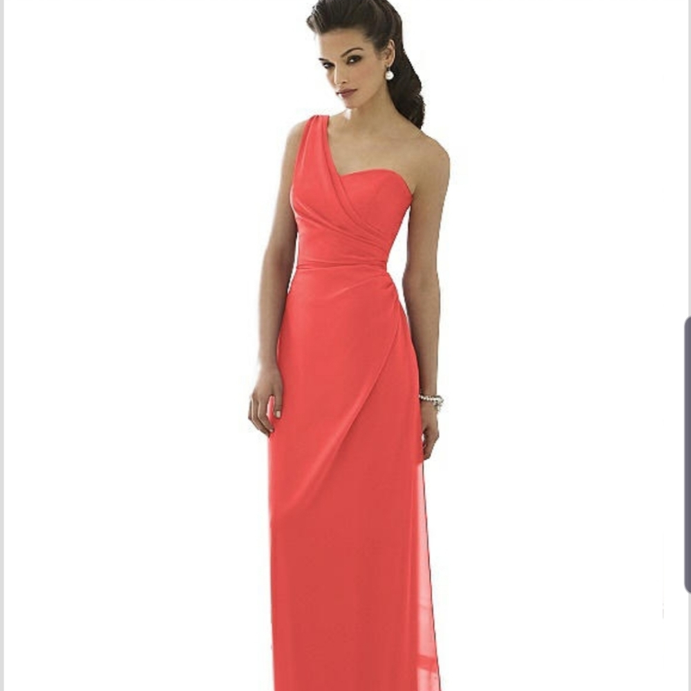 After Six one shoulder Bridesmaid dress
